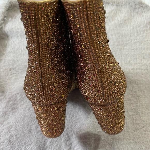 BETSEY JOHNSON • SB-Cady Bootie • Gold Glitter - Picture 8 of 13